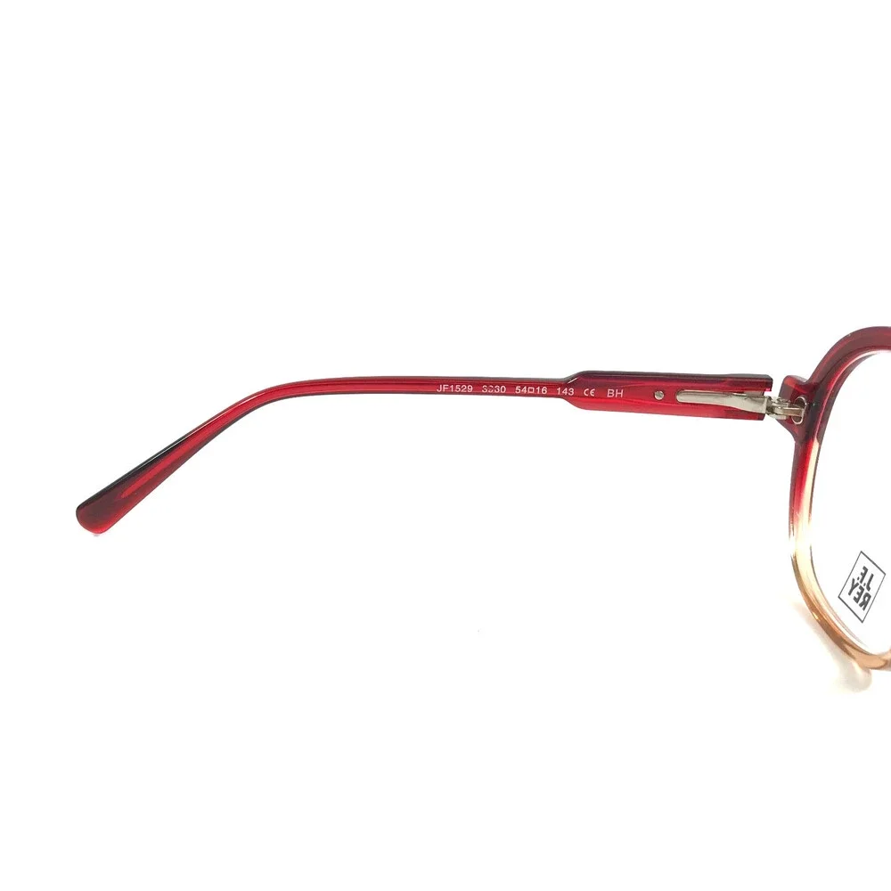 J.F. Rey Eyeglasses Frames JF1529 3960 Red Gradient Round Full Rim 54-16-143